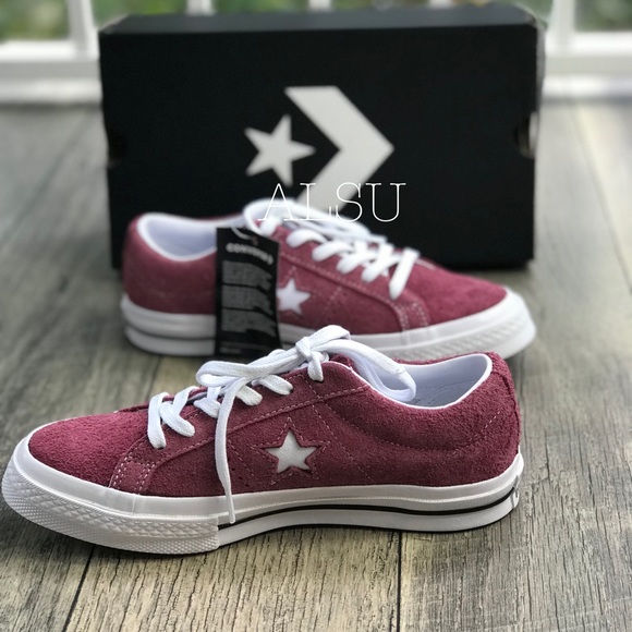 Converse One Star OX Deep Bordeaux W AUTHENTIC - Picture 4 of 8